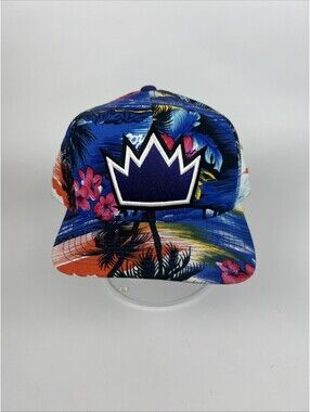 New-Mitchell And Ness Sacramento Kings Crown Hat Snapback